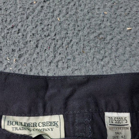 Boulder Creek Trading Co. Cargo Chino Shorts Mens 42 Big & Tall Size Black - Picture 4 of 8